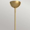 Modernistyczna wisząca lampa Jude ALM-JUDE3-GD-CL szklana złota