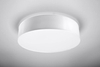 Minimalistyczna lampa sufitowa SL.0919 okrągły plafon biały