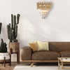 Dekoracyjna LAMPA wisząca MADISON ML5992 Milagro kryształowa OPRAWA glamour crystal ZWIS na łańcuchu złoty przezroczysty