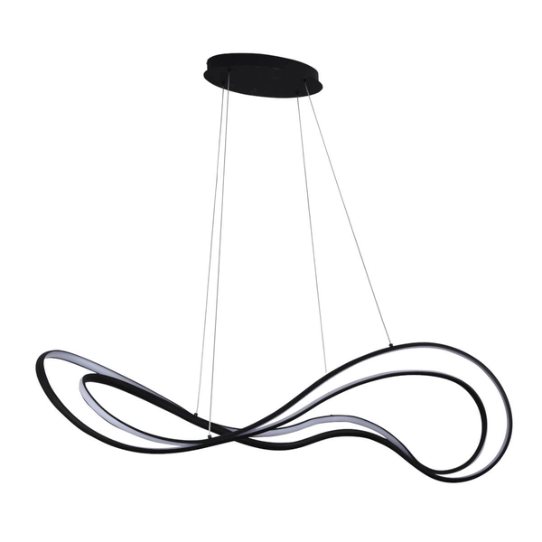 Wisząca lampa glamour TWIST AZ5733 Azzardo LED 60W 3000K czarny