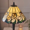 Lampka nocna do sypialni Jamelia 64195 witrażowa tiffany kolorowa