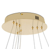 Ledowa lampa wisząca Ring Slim MSE1501100161 Moosee 50W 3000K z pilotem złota