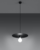 LAMPA wisząca SL.0853 loftowa OPRAWA metalowy zwis czarny dysk