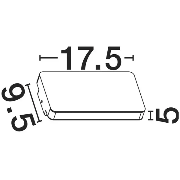 Zewnętrzna lampa ścienna CIFANDA LE75202 LED 10W 3000K IP65 biała