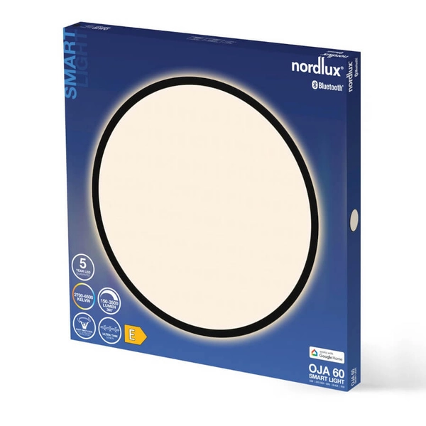 Sufitowa lampa ledowa Oja 2015146103 LED 2700-6500K czarna biała