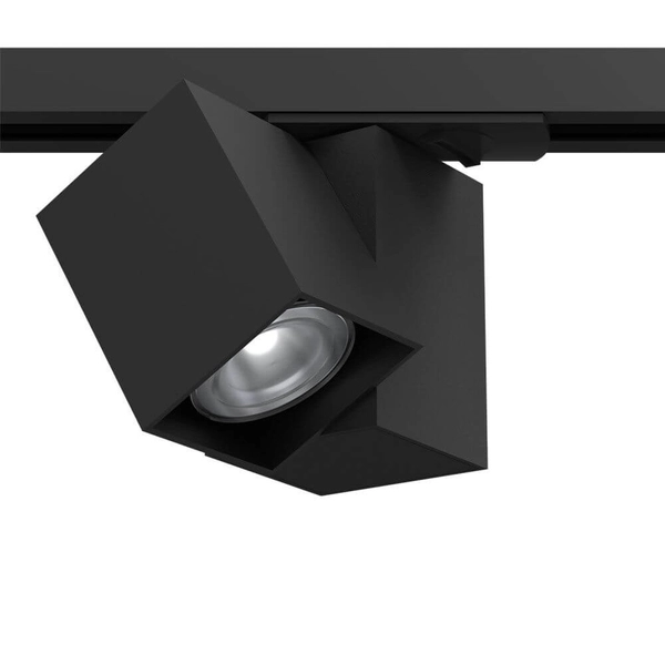 Lampa na szynoprzewód Cube 6260 BROSline prostokątna obrotowa czarna