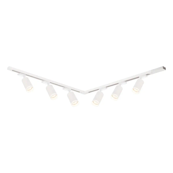 Regulowana lampa sufitowa 2m Pipe Ring Track ML2086 tubki biały