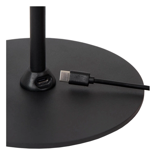 Metalowa lampka nocna SKANSKA 03649/03/15 LED 3W 3000-6000K IP44 szara