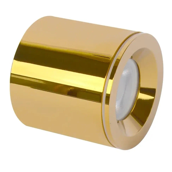 Minimalistyczna lampa sufitowa Luna CL0103-GD Yaskr tuba IP65 złota