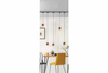 Lampa wisząca Kori AZ4828 LED 3W 3000K do szyny magnetycznej złota