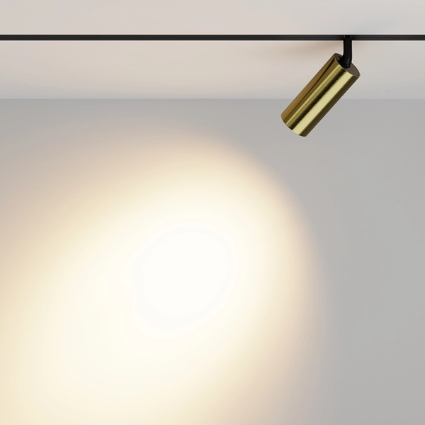 Szynowa lampa magnetyczna Focus TR032-2-12W3K-M-BBS LED 12W 3000K tuba mosiądz