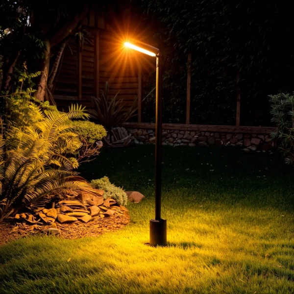 Lampa stojąca zewnętrzna Tramonto ABR-SOT-6W LED 6W 3000K IP65 czarna