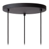 Potrójna lampa zwisowa Lambres 45410/13/30 Lucide metalowa czarna