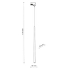 Lampa zwis do systemu szynowego 1-fazowego Tracer 4885 TK Lighting biała