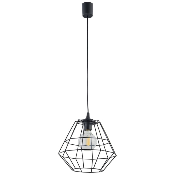 Rustykalna lampa wisząca Diamond 6206 TK Lighting druciana czarna