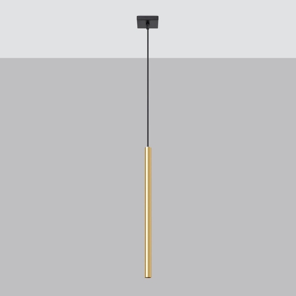 Wisząca lampa nad stół Pastelo SL.1195 kuchenna złota czarna