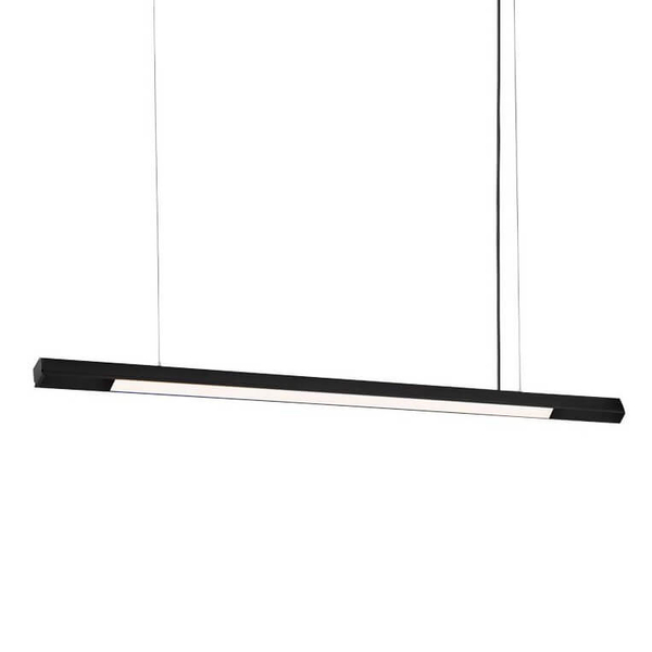 LAMPA wisząca HAKODA 8656 Shilo metalowa OPRAWA zwis LED 16W 4000K listwa czarna