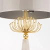 Stołowa lampka Cartagena T02004AU Cosmolight marmur złoty biały szary