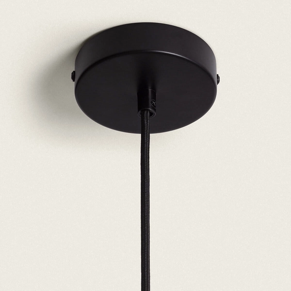 Szklana lampa wisząca Tesoro ABR-LWCM-E27 Abruzzo do salonu miodowy