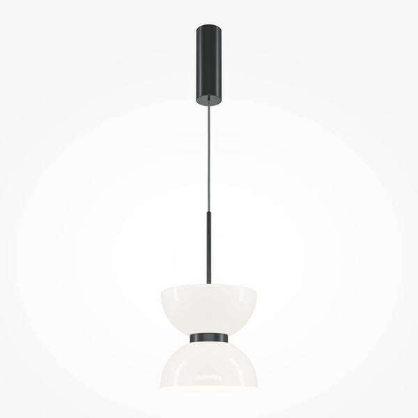 Lampa wisząca Kyoto MOD178PL-L11B3K LED 11W 3000K klepsydra czarna biała