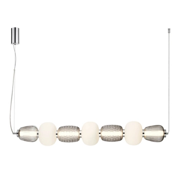 Zwisająca lampa Eris PND-98374-42W-CH Italux LED 42W 3000K chrom biały