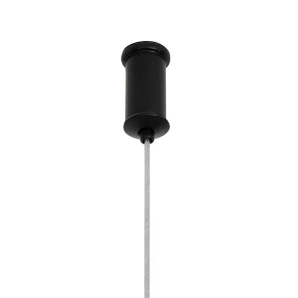 Wisząca lampa owalna ALURE MSE1501100550 molekuły przezroczyste czarne