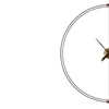 Ścienny zegar Doble Ring MSE1501100463 metalowy mosiądz/złoty