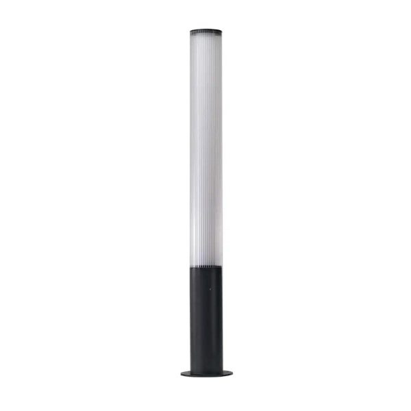 Zewnętrzny słupek ogrodowy EBRO LED 25W 3000K IP65 AZ6767 aluminiowy czarny