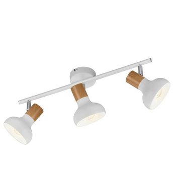 Wielopunktowa lampa sufitowa Latika R81523031 biały drewniany
