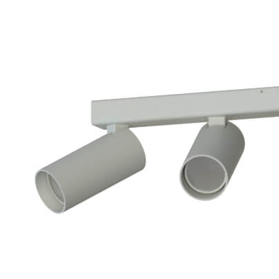 Lampa sufitowa z regulacją Fourty 11438 metalowa tuba jedwabisty szary
