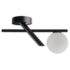 Natynkowa lampa sufitowa ZOE 33324 Sigma szklana kula czarna