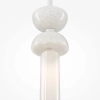 Lampa wisząca nad stół Kioto MOD178PL-01W marmurowa biała