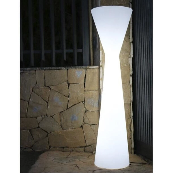 Podłogowa lampa Konika LUMKN170OFNW LED 20W 6000K IP65 słupek biała