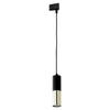 Zwieszana lampa do szyn 3-fazowych tuba Tracer 6064 TK Lighting czarny złoty