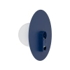 Lampa ścienna kulista SATURN biała granatowa ze szkła 1xG9 ball kula do sypialni 12440