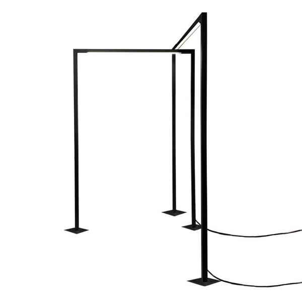 Zewnętrzna lampa stojąca Taketa 9931 Shilo rama IP44 antracyt