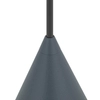 Wisząca lampa stożkowa do salonu ZENITH 11493 niebieski