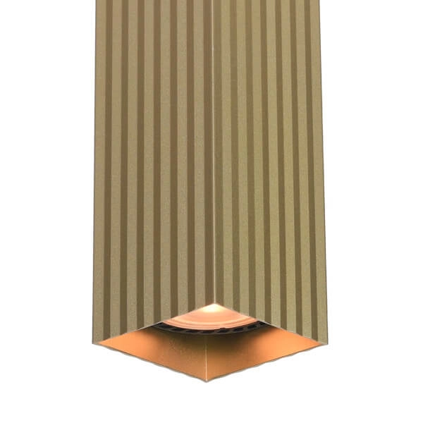 Lampa sufitowa Tecno CLN-37492-L-GD Italux do sypialni tubka złota