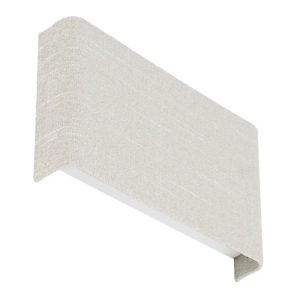 Kwadratowy kinkiet ścienny SANTANA 11655 do kuchni kremowy