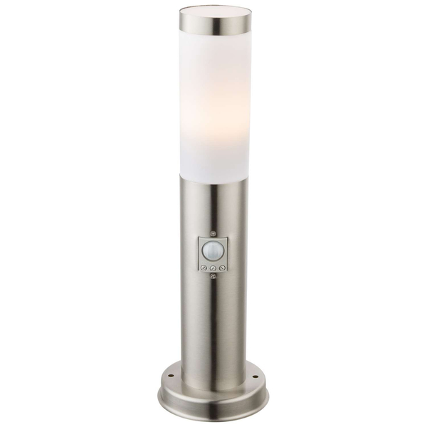 Stojąca lampa zewnętrzna BOSTON z czujnikiem ruchu IP44 stal