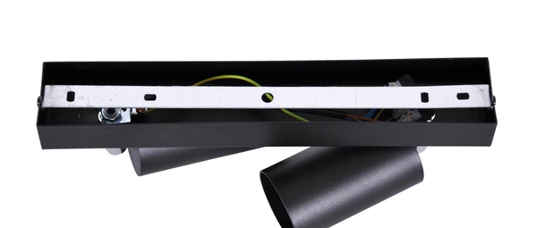 Sufitowa lampa kierunkowa Monti K-4726 Kaja czarne tuby do przedpokoju