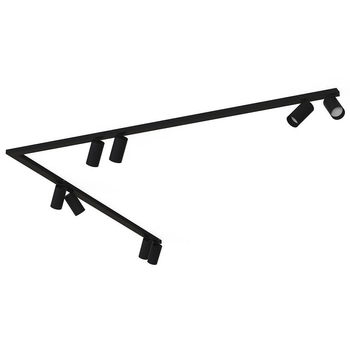 Ruchoma lampa natynkowa Mono 7721 czarna listwa minimalistyczna