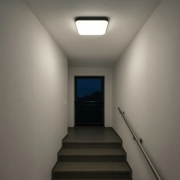 Sufitowy plafon do przedpokoju Nemo ML1836 LED 36W 4000K czarny