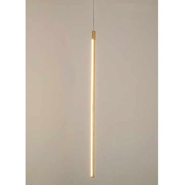Metalowa lampa wisząca Ombre MSE1501100136 Moosee LED 9,8W podłużna złota