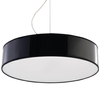 Lampa wisząca ARENA 45 SL.0118 Sollux okrągła do salonu czarne