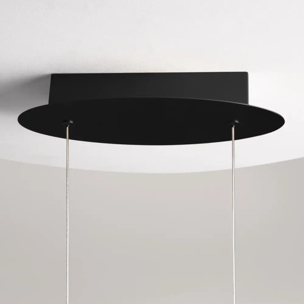 Wisząca lampa nad wyspę Curve MOD156PL-L52B4K LED 42W 4000K czarna