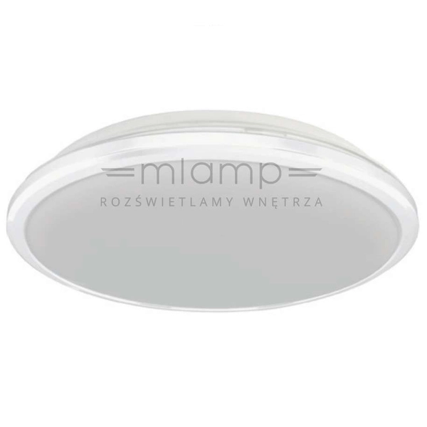 Łazienkowa LAMPA sufitowa TERMA ML6403 Milagro okrągła OPRAWA metalowa LED 28W 4000K plafon IP44 biały