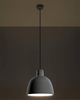 Betonowa LAMPA wisząca SL.0281 kopuła OPRAWA zwis beton szary