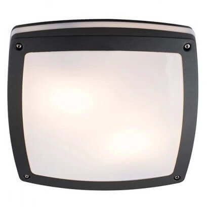 Kwadratowa lampa elewacyjna FANO AZ4372 Azzardo IP54 czarny