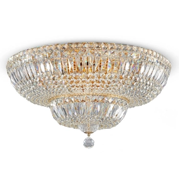 Plafoniera LAMPA glamour BASFOR DIA100-CL-16-G Maytoni kryształowa OPRAWA plafon kulisty pałacowy przezroczysty